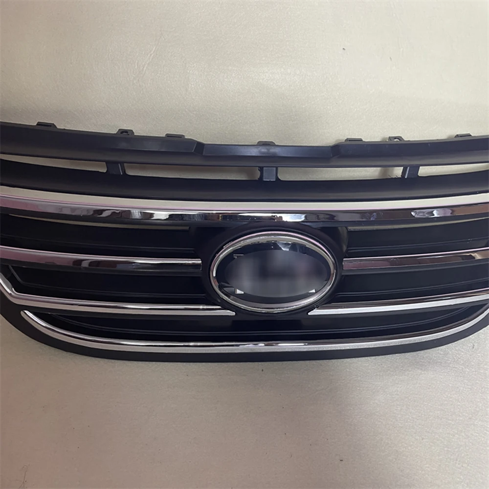 KIA CERATO 2005-2015 용 자동차 앞 라디에이터 그릴 후드 트림 광택 블랙 그릴 외부 부품 장식 액세서리 ABS 크롬 도금