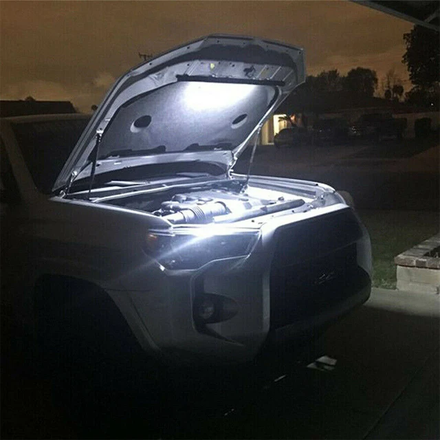 Universal Under Hood Engine Repair White LED Light Bar with Auto On/Off Switch Control Car SUV Pickup Offroad Repair Work Light 6
