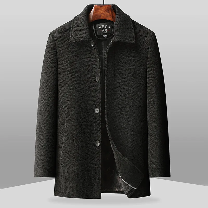 Dark coffee color (no fur collar)