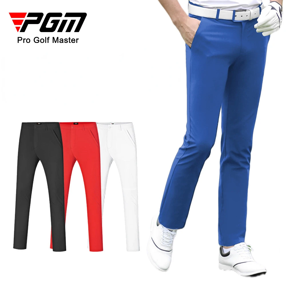 

PGM Summer Golf Men's Pants Elastic Casual Sports Pants Comfortable Quick Dry Male Trousers Mens Tennis Baseball Wear KUZ102