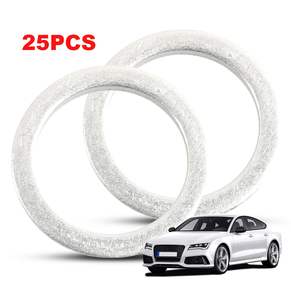 Transmission Fluid Drain Plug Crush Washer Aluminum Alloy Car Engine Oil Crush Washer 90430-18008 for Toyota Lexus
