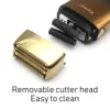 Kemei-KM-TX10 Men's Shaving Machine Dual Foil Blades USB Fast Charging LED Display Professional Hair TrimmerHair Cutting Machine 6