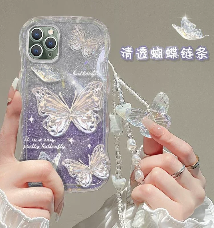 Butterfly Design Protective Phone Case