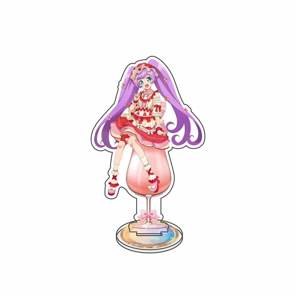 애니메이션 프리파라 15cm 아크릴 캐릭터 스탠딩 모델 데스크탑 장식 팬 컬렉션 선물 키체인