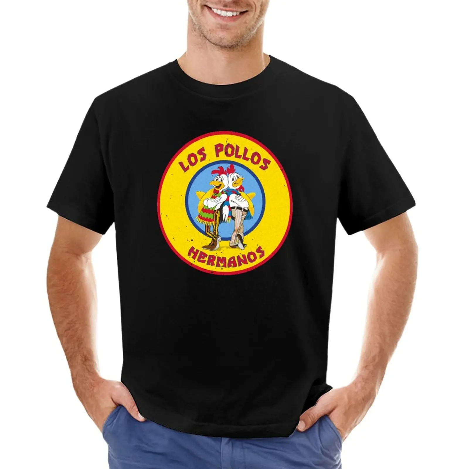 

Los Pollos Hermanos T-Shirt graphics korean fashion tees men clothing
