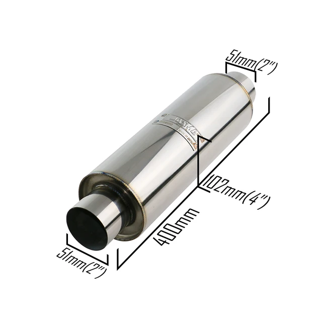 JZZ Exhaust Silencer Pipes Spiral Inner Pipe for 2.5/2 inch Exhaust