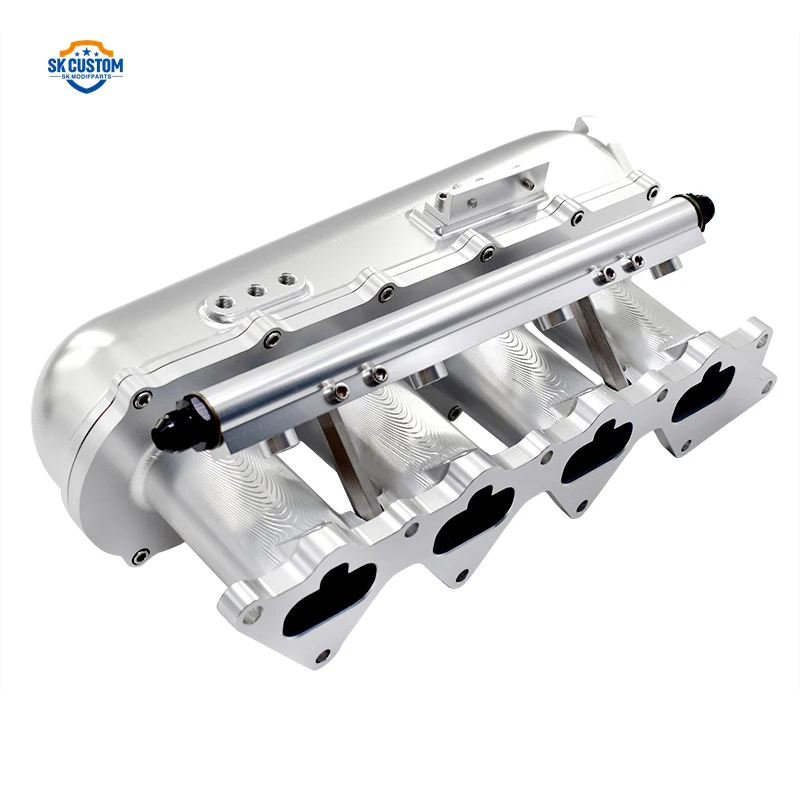 80mm Throttle Body Intake Manifold With Fuel Rail For MITSUBISHI EVO 4-6 4G63 Engine