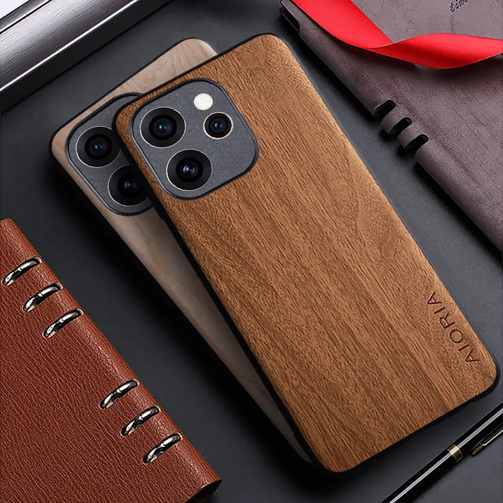 Bamboo Wood Pattern Back Cover - Stylish Protection Case