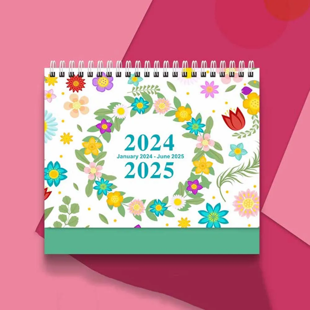 Office Stationery 2024 Desk Calendar Daily Planner Agenda Organizer Stationery Supplies Weekly Schedule 18 Months