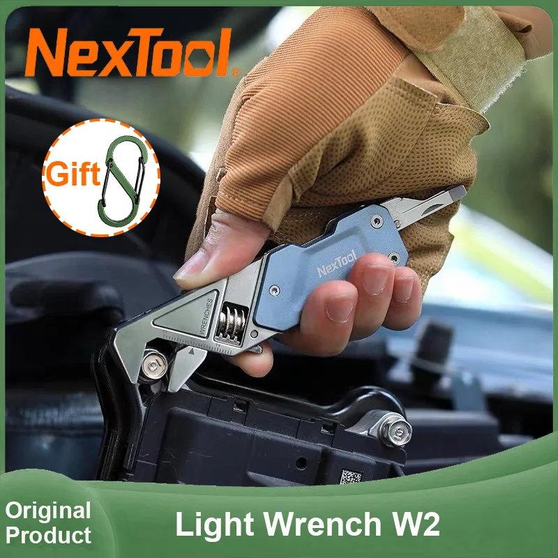 NexTool Adjustable Wrench W2 Multi Tool Foloding Pliers Multi-functional Spanner Screwdriver Outdoor Camping EDC Tools - 2