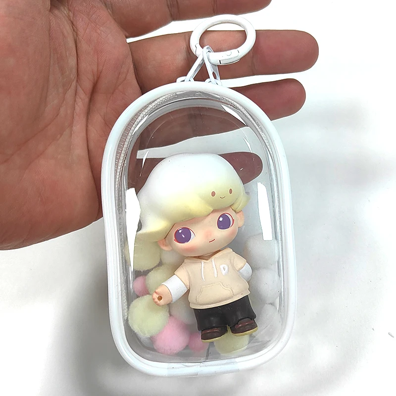 New Style Clear Nendoroid Dolls Outdoor Bag Transparent Mini Pouch For Little DIY Figure OB11 BJD Anime Cartoon Doll AC Toys GK