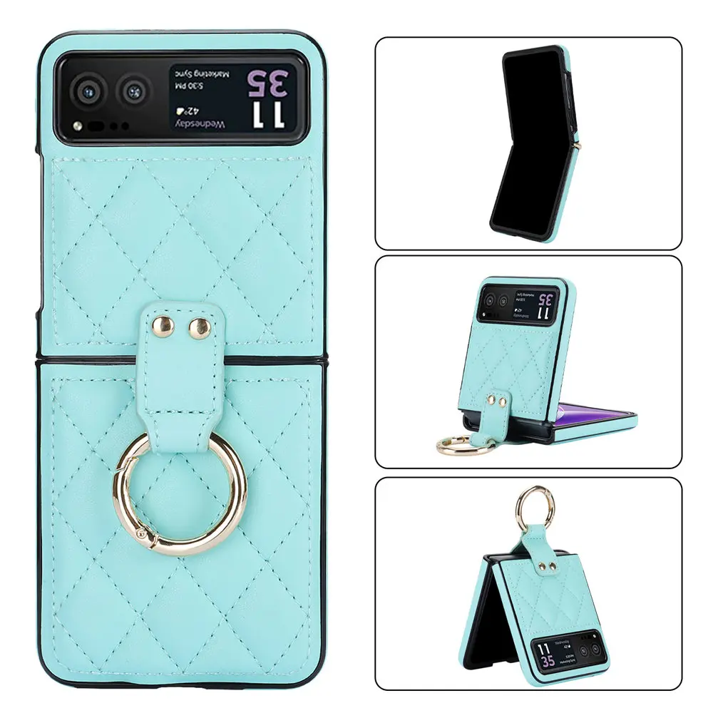 Leopard Print Leather Ring Case - Stylish Slim Cover s