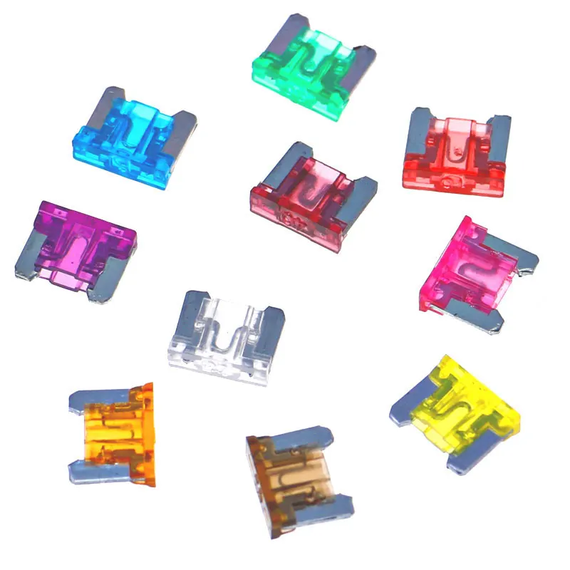 Micro Auto Fuse Car Fuse Blade Kit Box 2A 5A 7.5A 10A 15A 20A 25A 30A 35A 40A for Each 10pcs glass fuse kit 100pcs