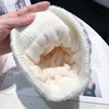 Women winter Beanie Fur ball Diamond Fashion warm knitted hat Shiny reflective beanie Outdoor warmth thick knitted hood 2022 4