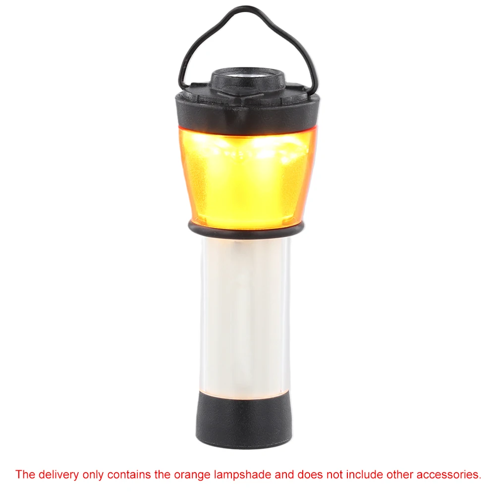 Orange Light Protective Cover Color Change Camping Light Cover Plastic Lantern Cover Lightweight for Camping Light