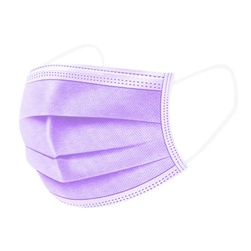 Disposable Face Mask Personal Mask 3Ply Ear Loop 50PC Outdoor Dust-Proof Face Protective for face mask,disposable face mask
