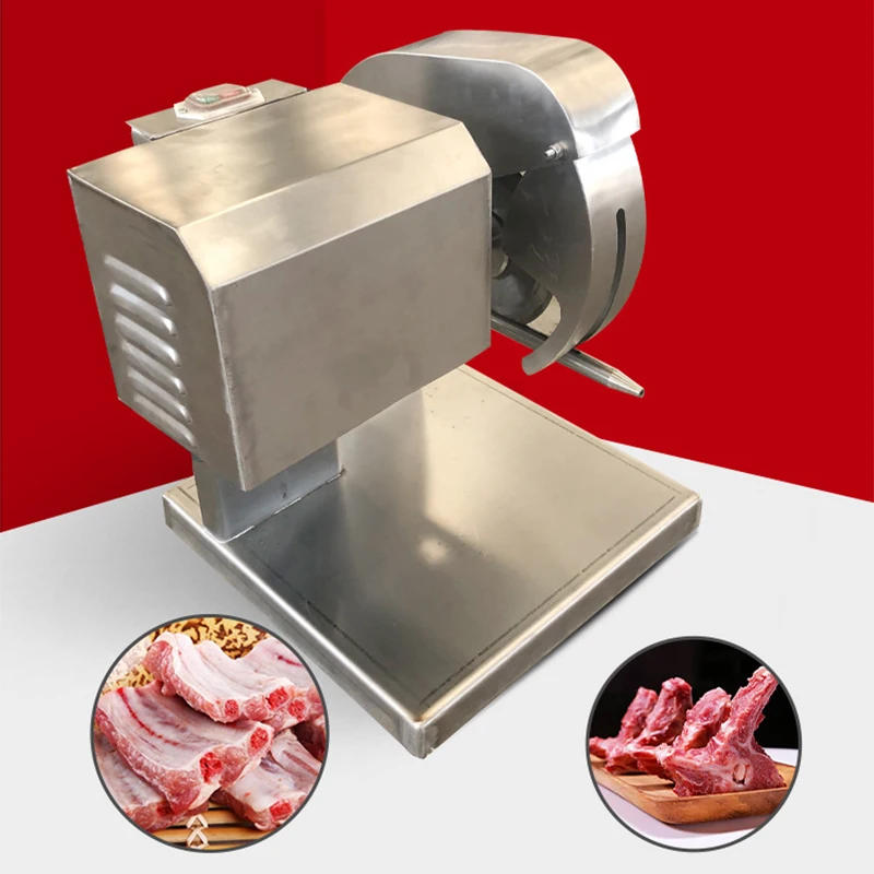 Poultry Meat Cutting Machine Chicken Meat Bone Cutter Chopper Food Processing Equipment 220V 100-300KG/H bone cutter machine restaurant commercial bone cutting machines cut chicken duck fish meat