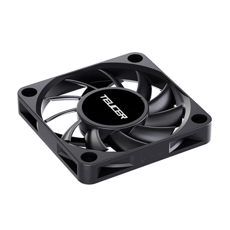 TEUCER UT-6010 Chassis Cooling Fan 6cm Small Size Fan 12V Suitable for CPU Desktop Computer