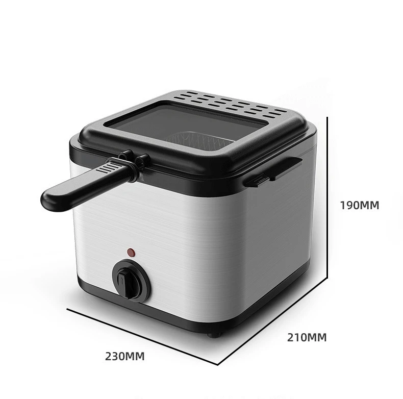 110V 220V 1000W 2.5L Home Multi Functional Electric Fryer Oil Fryer French Fries Chicken Wings Snack Machine deep fryer