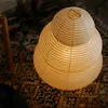 Japanese Design Akari Noguchi Yong Table Lamp White Rice Paper Decorative Desk Lights for Bedroom Living/Dining Room Study Loft 4