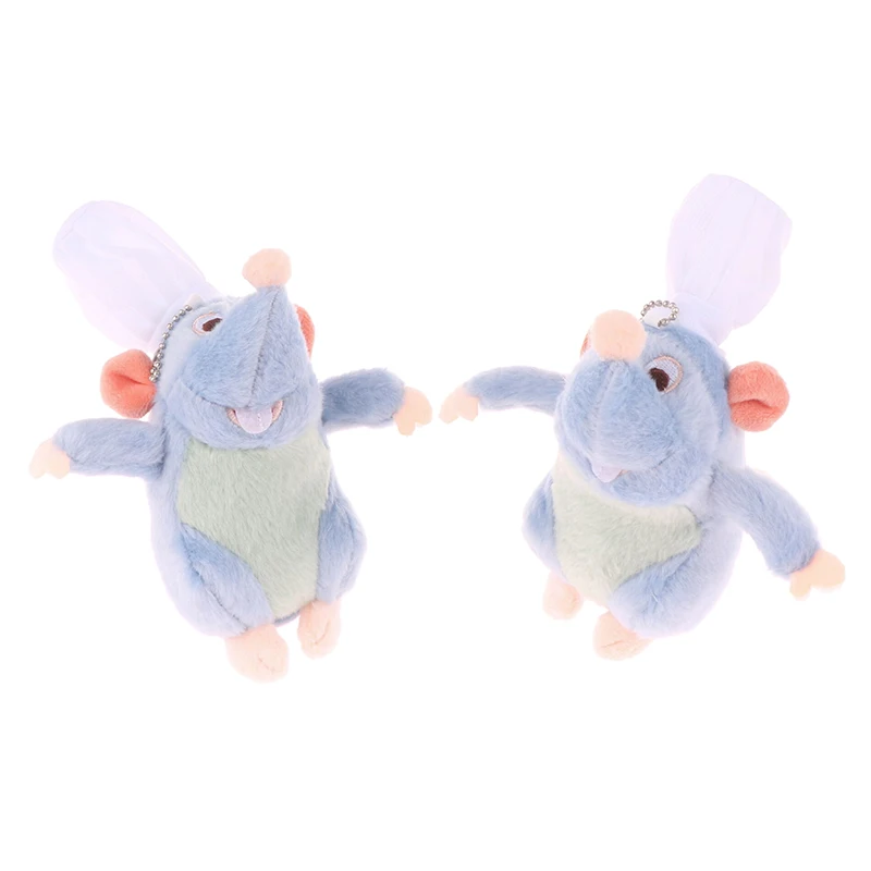 Cute Ratatouille Pendant Plush Toy Doll Keychain Mouse Chef Plush Stuffed Dolls Keyring Backpack Charms Girl Bag Car Decor Gifts plush toy plush doll plush keychain key chain backpack decoration