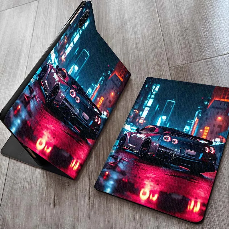 Sleek and Stylish Protective Case for Tablets - Perfect Auto & Motorcycle-Inspired Gift