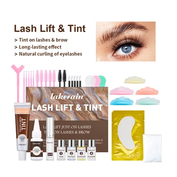 Lash Lift and Tint Kit Semi-permanent Brow Professional Brow Lamination Eyelash Lifting Perming Lashes Dye Eyelash Eyebrow Makeu 2