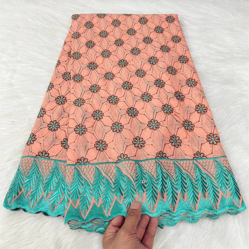 

African Lace 2023，Lafaya， Swiss Voile Lace Fabric With Stones ，Nigerian Lace, Party Dress