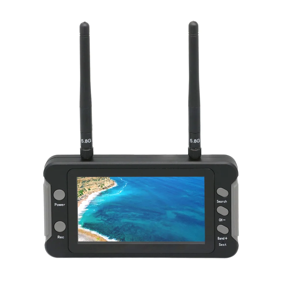 デュアルアンテナfpvゴーグル,モニター,ビデオグラス,ヘッドセット,hd