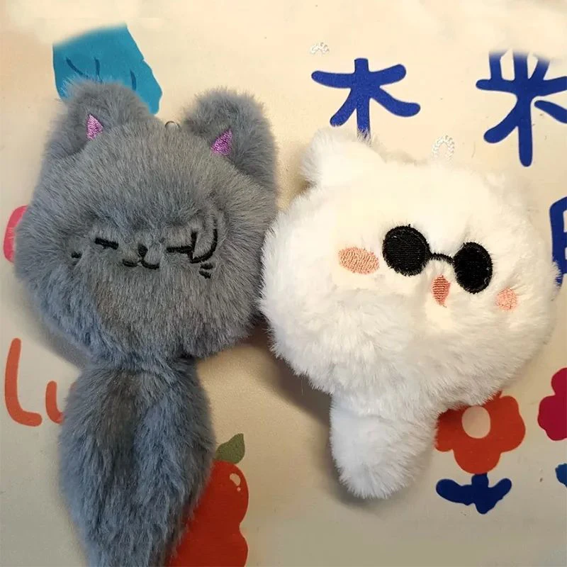 Plush Toy Anime Jujutsu Kaisen Satoru Gojo Geto Suguru Cat Fox Plush Doll Cute Embroidery Plush Doll Pendant Birthday Gift