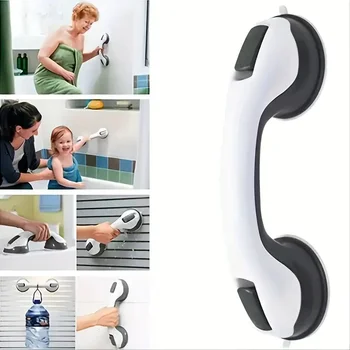 Maniglia per doccia Maniglie per vasche da bagno Docce Maniglia per aspirazione Bagno Vasca da bagno Maniglie da bagno Disabili Anziani Anziani Impugnatura di sicurezza 1