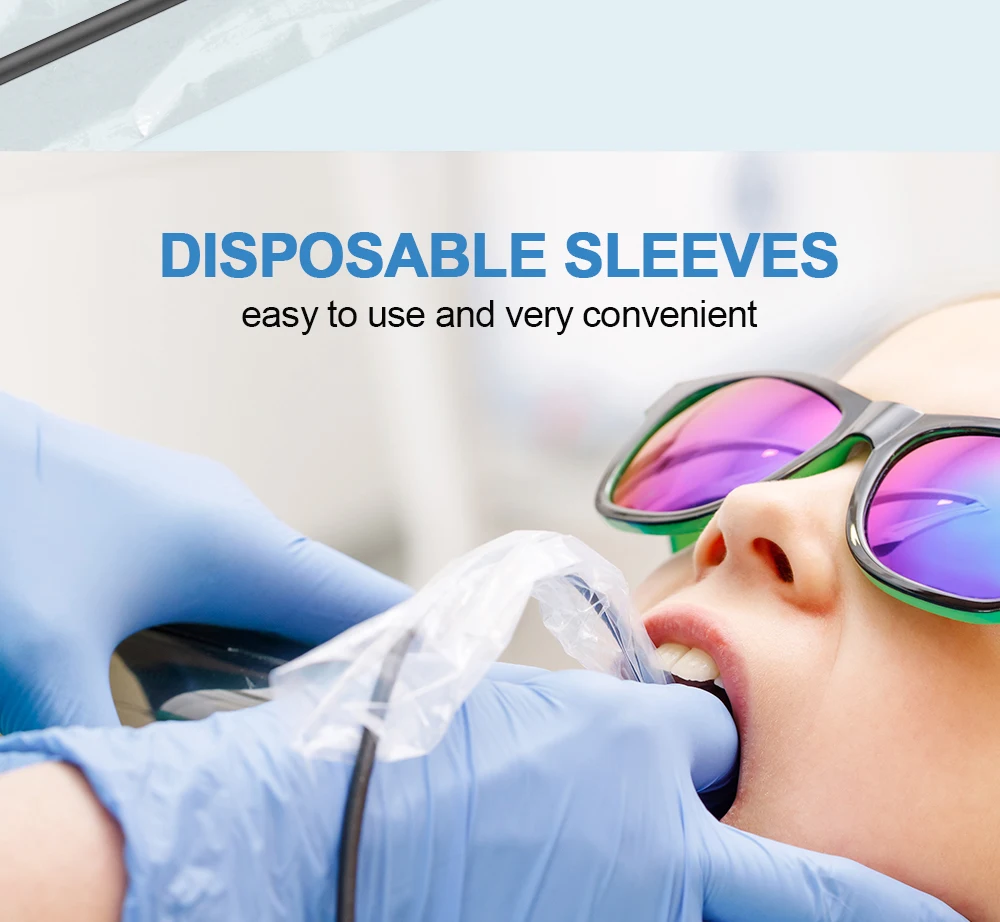 200 Teile/schachtel AZDENT Dental Röntgen Digitale Sensor Ärmeln Abdeckung Schutz Einweg Kunststoff Schutz Film Abdeckung 4,2*20 cm – Detail 4