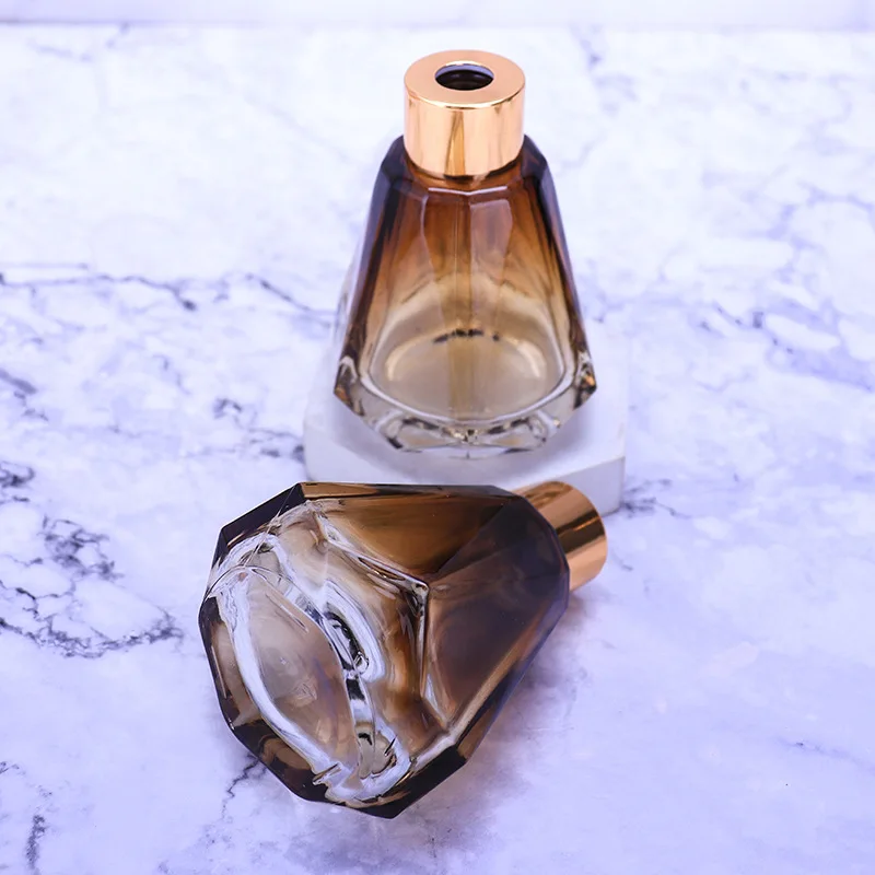 Vintage Brown Aromatherapy Empty Bottle, Aroma Essential Oil Diffusion, Home Decor, Wedding, 60ml, 3Pcs