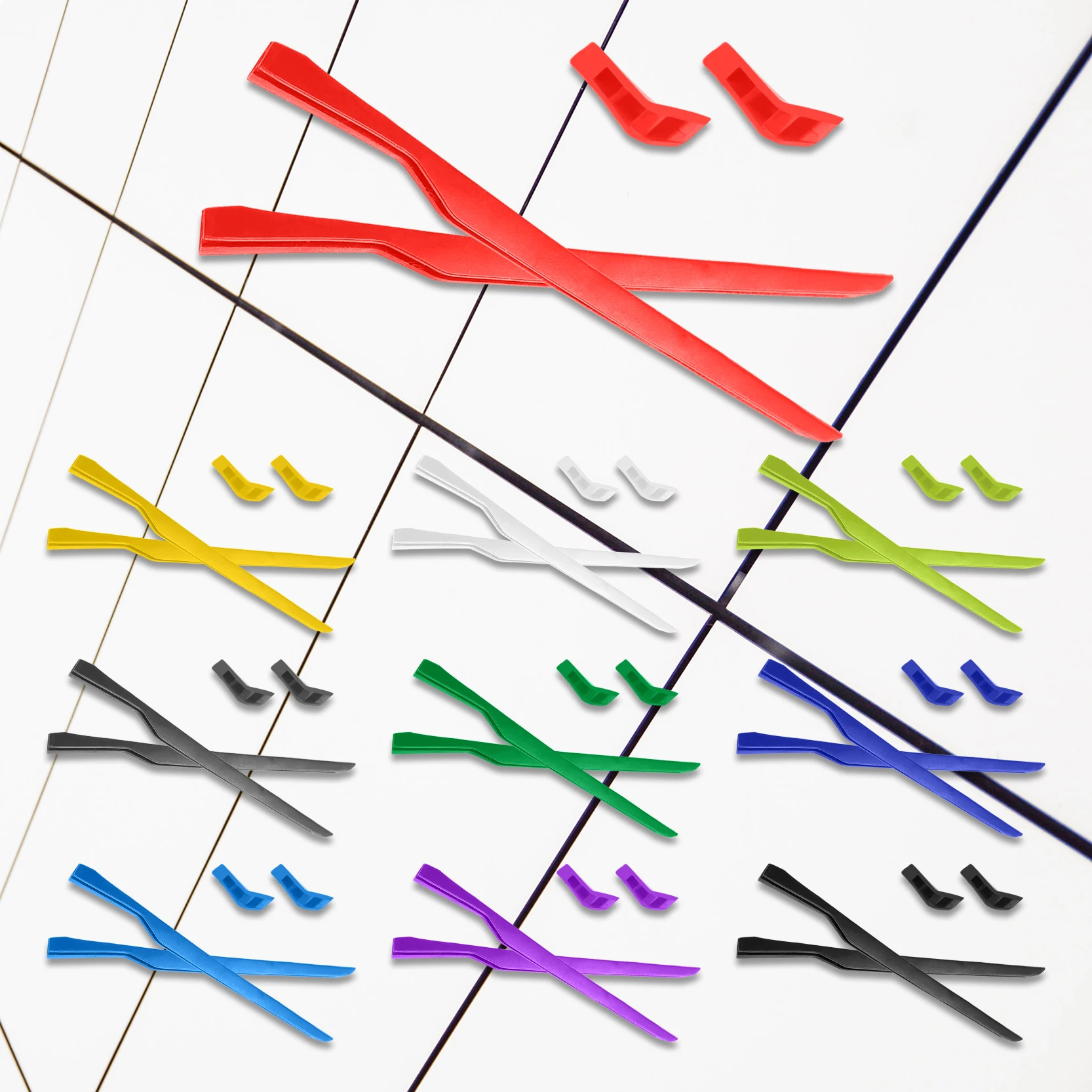 E.O.S Silicon Rubber Replacement Ear Socks for OAKLEY Mainlink XL  OO9264-61mm Frame Multi-Options - AliExpress