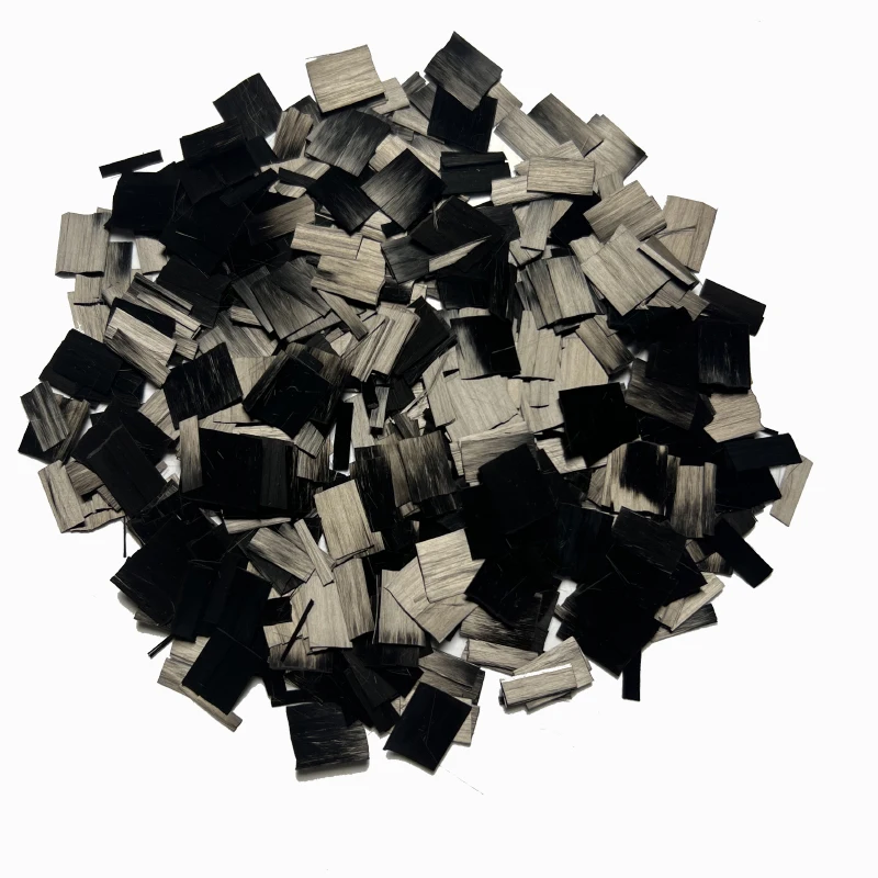 Carbon Fiber Chopped Strand 13mm Sheet-like Short Cut Carbon Fiber Automotive Interior Modification Filling Raw Materials
