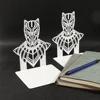 Marvel Black Panther Metal Bookends for Shelf Classic Figure Collection Decoration Books Support Stands Gifts for Fans 2