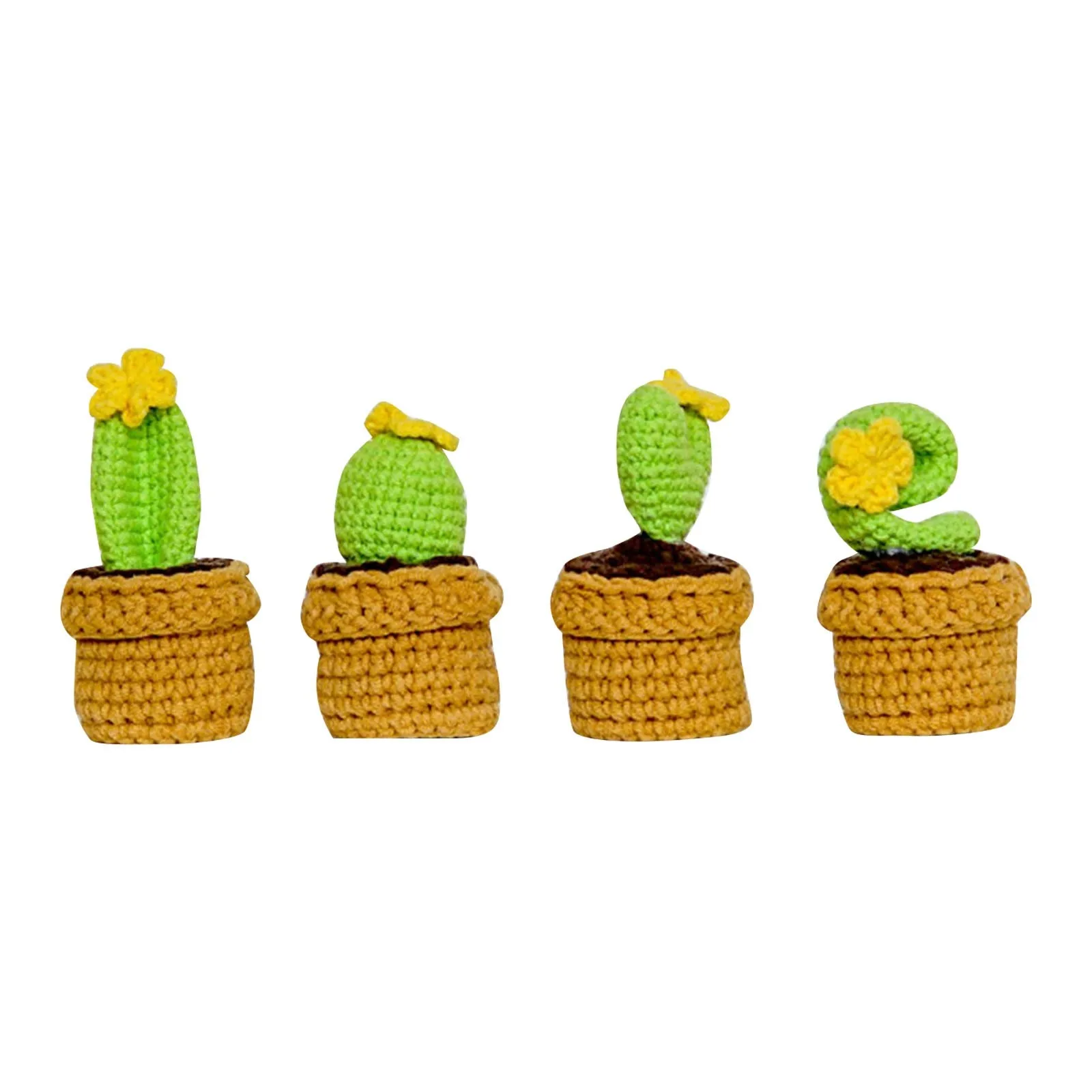 

Hand Woven LOVE Potted Wool Flowers Finished Home Furnishings Small Bonsai Suitable For Home Living Room Garden Gnome Hat