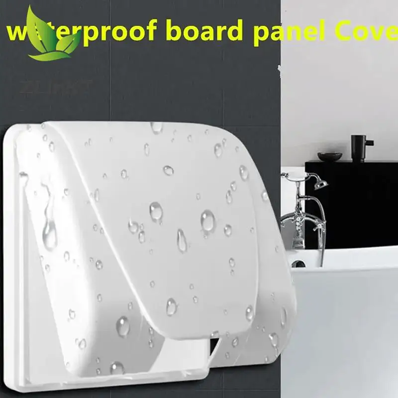 

86 Type Wall Socket Waterproof Box Board Panel Cover Switch Button Protection Doorbell Socket Device Home Improvement
