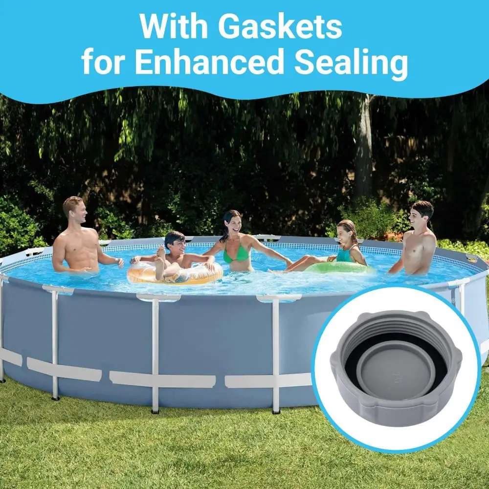 Easy Maintenance Pool Replacement Part Replacement Cap Compatible Design Drain Valve Cap Durable for Coleman Pools P01006