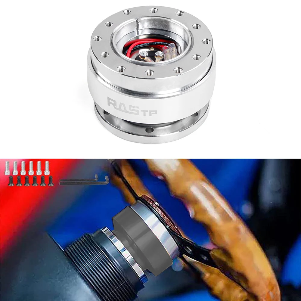 바르투-유니버셜 자동차 튜닝 스티어링 휠 퀵 릴리스 허브 어댑터 보스 키트 (PCD-70/75mm 6홀 스티어링 휠 QR030 용)
