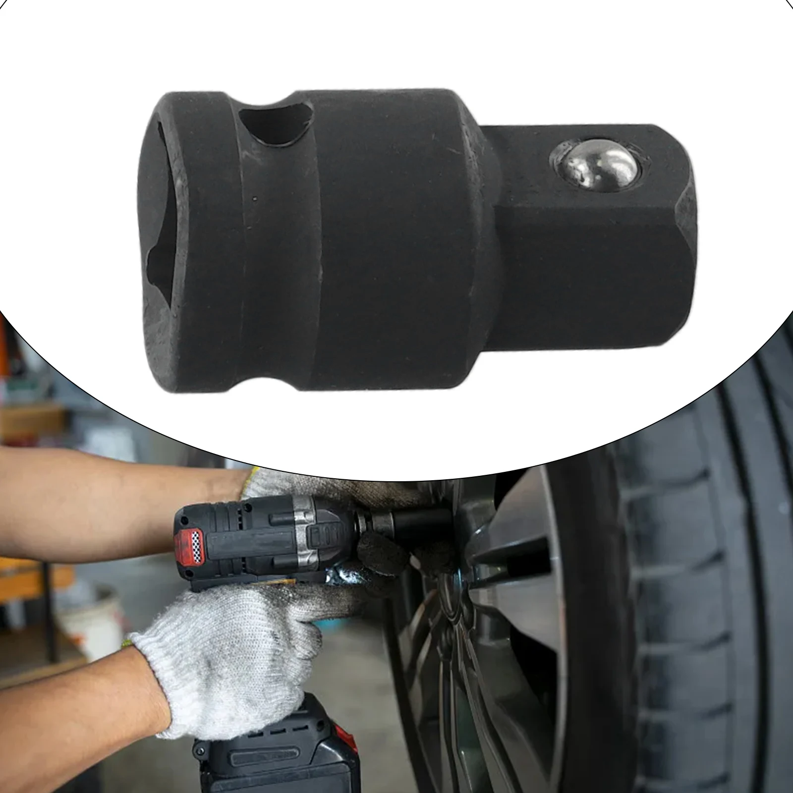 

1 X 1/2 To 1/2 Air Impact Universal Pneumatic Adaptor Converter Socket Adapter Joints Ratchet Electric Impact Wrench Reducer