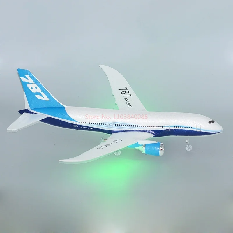 현실적인 항공기 시뮬레이션 모델 장난감 선물, QF008 보잉 787 리모컨 글라이더, 3 채널 A380