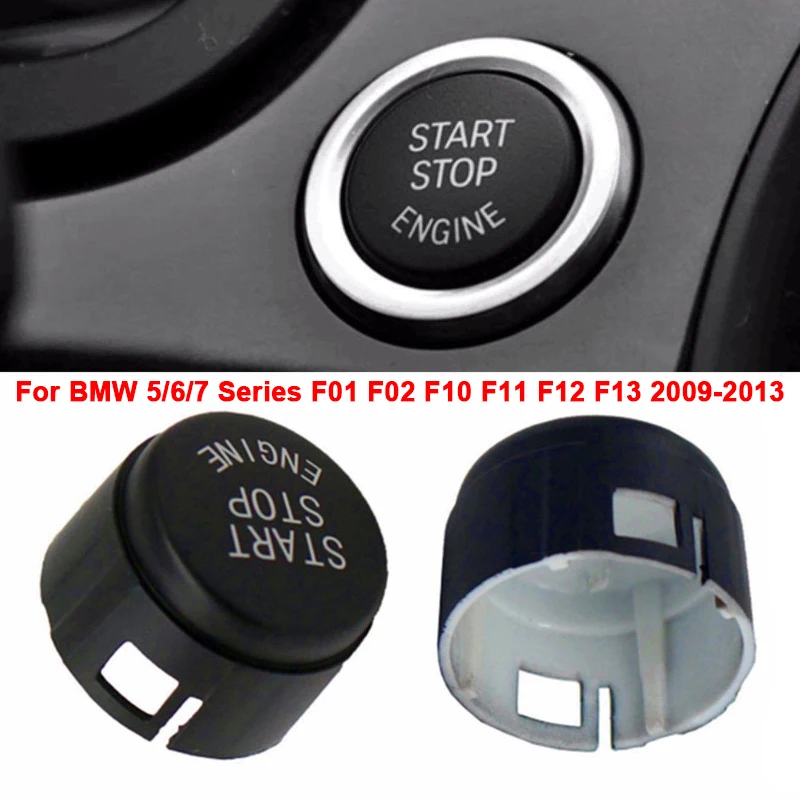 Car Start Stop Engine Button Switch Cover for BMW 5/6/7 Series F01 F02 F10 F11 F12 F13 2009-2013