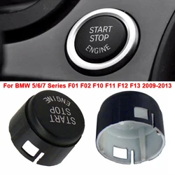 Car Start Stop Engine Button Switch Cover for BMW 5/6/7 Series F01 F02 F10 F11 F12 F13 2009-2013