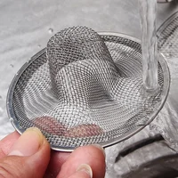 10/1x Stainless Steel Sink Filter Kitchen Bathroom Floor Drain Mesh Filters Drain Basket Waste Screen Hole Trap Strainer Stopper 4