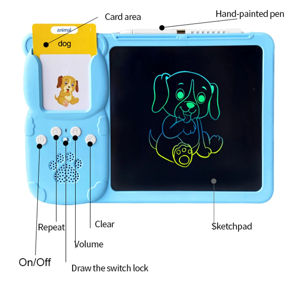 Lcd Drawing Tablet For Kids Painting Tools For Boys And Girls Electronic Writing Board Educational Toys