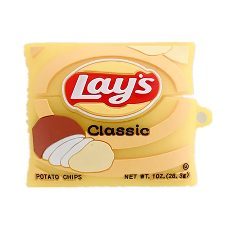 Per Huawei Freebuds Pro 2 Case,Cartoon Creative Potato Chips Cover Morbida Per Auricolari In Silicone Per Huawei Freebuds 3 4 4I Pro 4E 5I