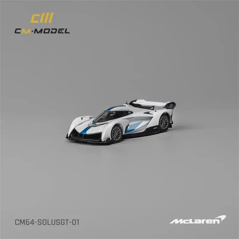 

Предварительная продажа CM модель 1:64 Mclaren SolusGT сине-белая коллекция моделей автомобилей из литого под давлением