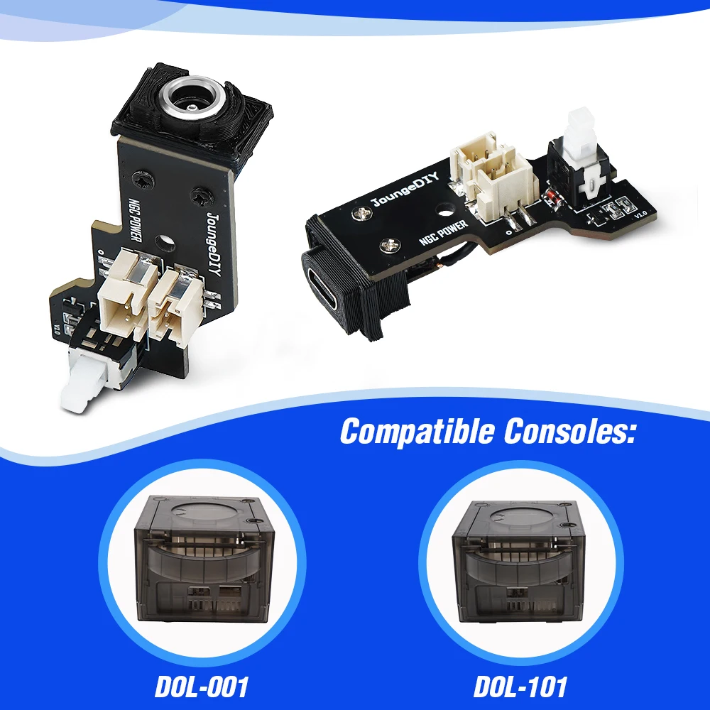 tipo c Psu Mod Substituição para Nintendo Gamecube Fonte de Alimentação Psu para Ngc Game Console Dol001 Dol101 dc - Image 3