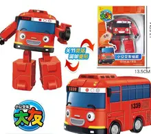 

Korean Amine model Tayo the little bus Transformation Action Figure Toys Kids Toys For Boys Gifts bus car vehicle color 3